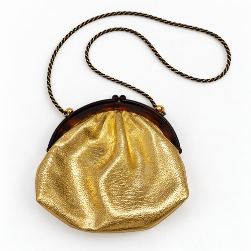 Vintage 1980s gold metallic - vintage,