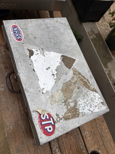 Metal travel case vintage - travel,