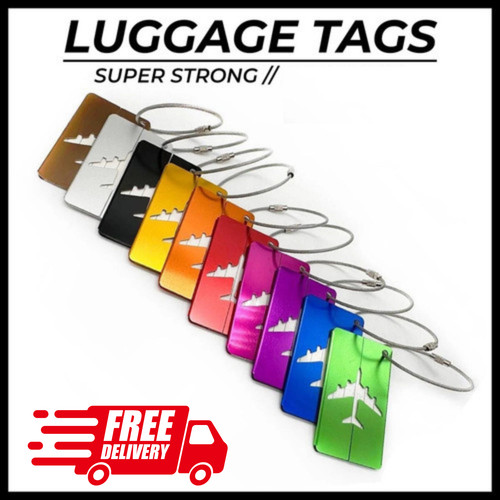 Luggage tags metal id - luggage,