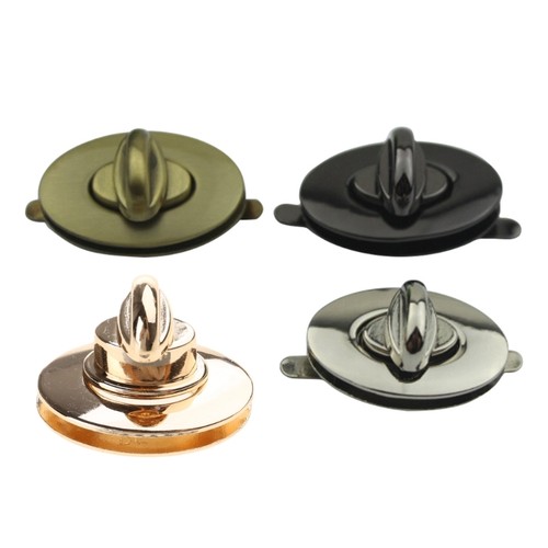 Metal oval shape clasp turn - metal,