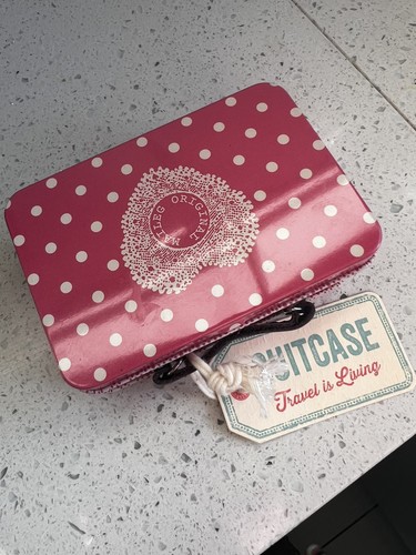 Mailed tin suitcase new - new, with