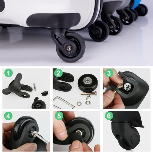 50x18mm luggage wheels - luggage, set