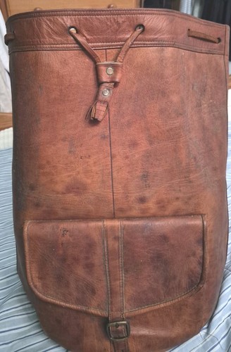 Vintage drawstring large brown - vintage,