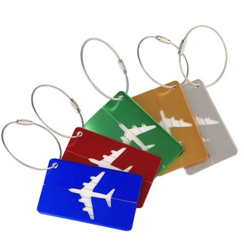 Aluminium luggage tag suitcase - tag,