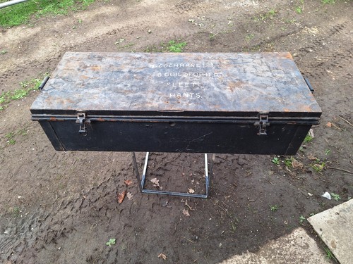 Vintage transport trunk - vintage,